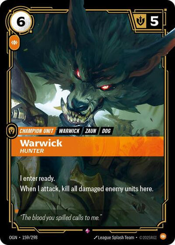 Warwick, Hunter - Foil (Origins)(OGN-159/298)(R)