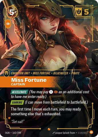 Miss Fortune, Captain - Foil (Origins)(OGN-162/298)(E)