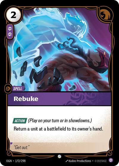 Rebuke - Foil (Origins)(OGN-172/298)(C)