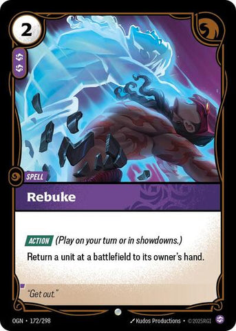 Rebuke - Foil (Origins)(OGN-172/298)(C)