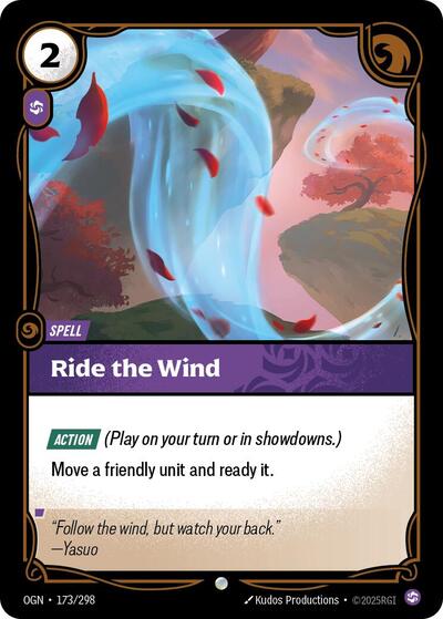 Ride The Wind - Foil (Origins)(OGN-173/298)(C)
