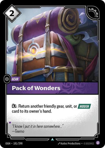 Pack of Wonders - Foil (Origins)(OGN-181/298)(U)