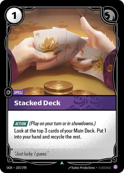 Stacked Deck - Foil (Organized Play Promotional Cards)(OGN-183/298)(P)