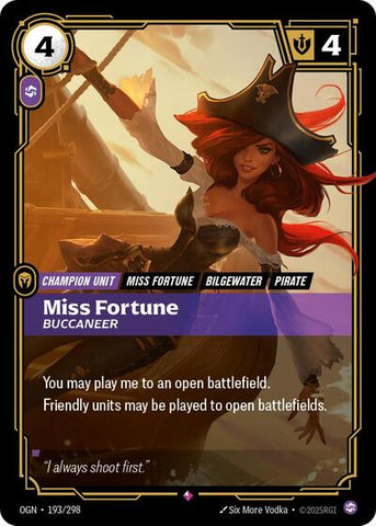 Miss Fortune, Buccaneer - Foil (Origins)(OGN-193/298)(R)