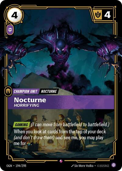 Nocturne, Horrifying - Foil (Origins)(OGN-194/298)(R)