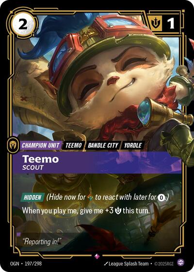 Teemo, Scout - Foil (Origins)(OGN-197/298)(R)