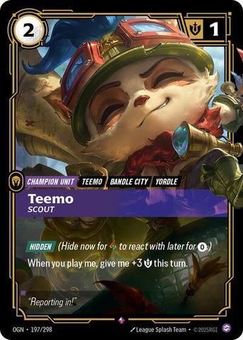 Teemo, Scout - Foil (Origins)(OGN-197/298)(R)
