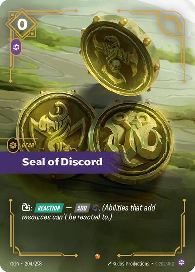 Seal of Discord - Foil (Origins)(OGN-204/298)(E)