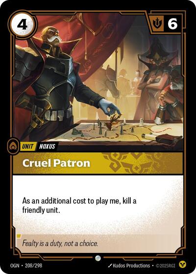 Cruel Patron - Foil (Origins)(OGN-208/298)(C)