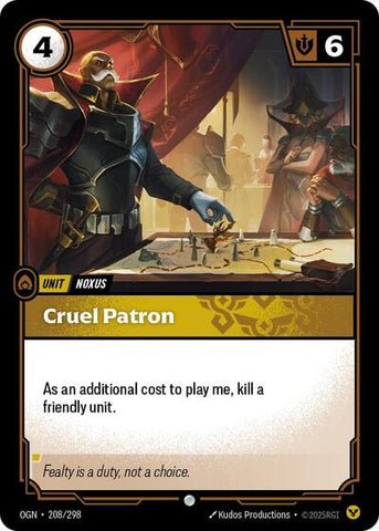 Cruel Patron - Foil (Origins)(OGN-208/298)(C)