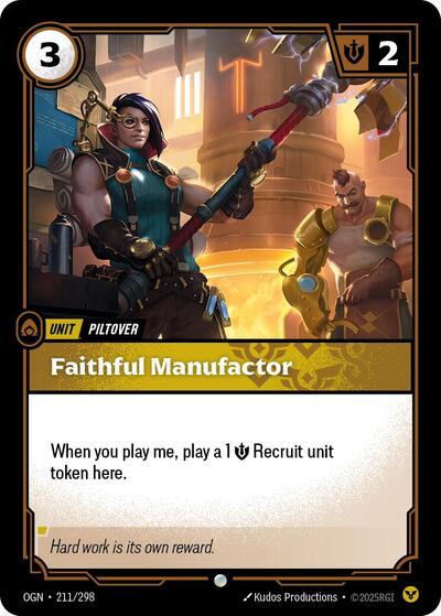 Faithful Manufactor (Origins)(OGN-211/298)(C)