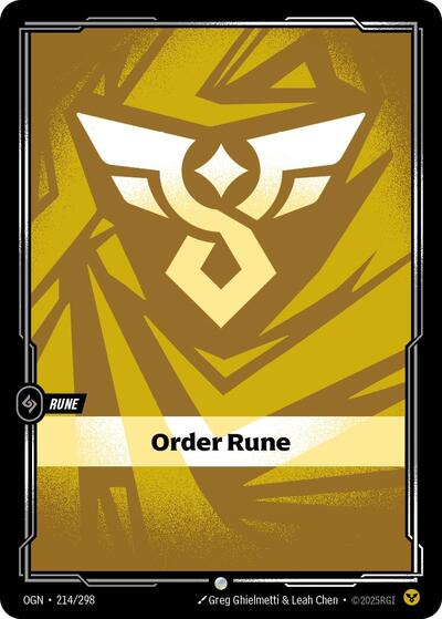Order Rune (Origins)(OGN-214/298)(C)