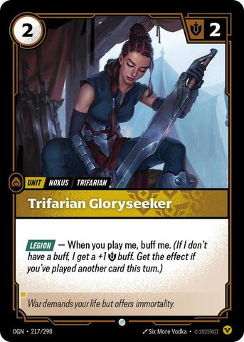 Trifarian Gloryseeker - Foil (Origins)(OGN-217/298)(C)