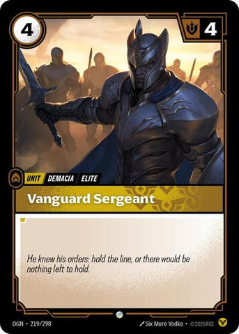 Vanguard Sergeant - Foil (Origins)(OGN-219/298)(C)