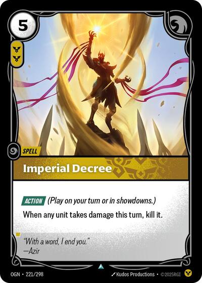 Imperial Decree (Origins)(OGN-221/298)(U)