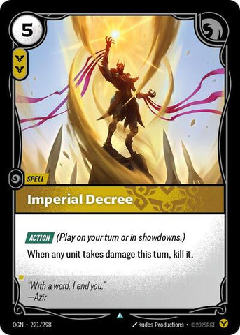 Imperial Decree (Origins)(OGN-221/298)(U)