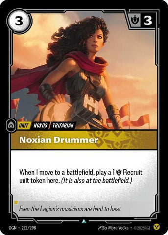 Noxian Drummer - Foil (Origins)(OGN-222/298)(U)