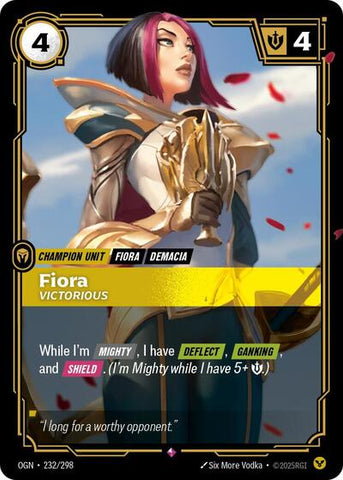 Fiora, Victorious - Foil (Origins)(OGN-232/298)(R)