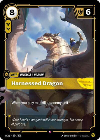 Harnessed Dragon - Foil (Origins)(OGN-234/298)(R)