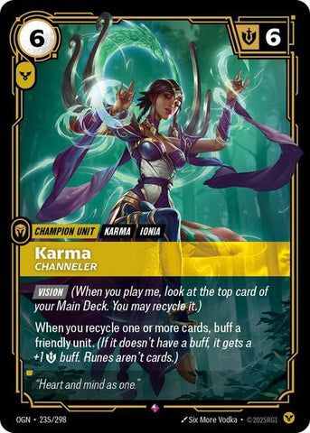 Karma, Channeler - Foil (Origins)(OGN-235/298)(R)