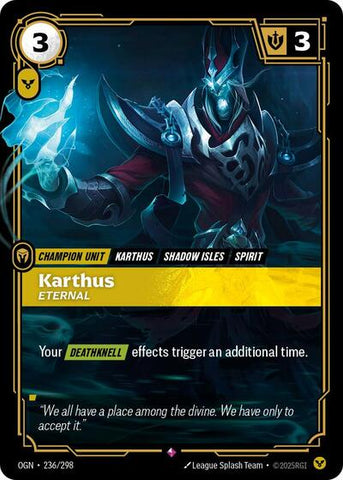 Karthus, Eternal - Foil (Origins)(OGN-236/298)(R)