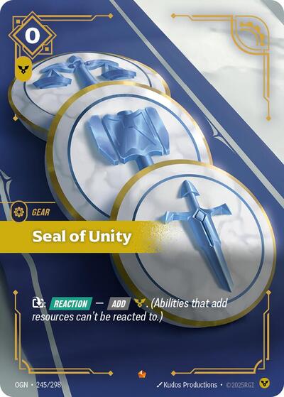 Seal of Unity - Foil (Origins)(OGN-245/298)(E)