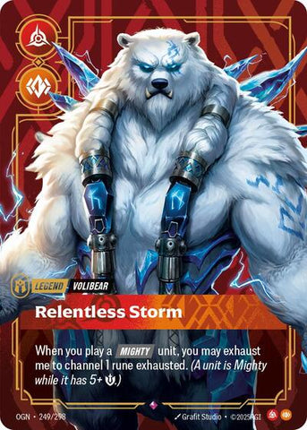 Volibear, Relentless Storm - Foil (Origins)(OGN-249/298)(R)