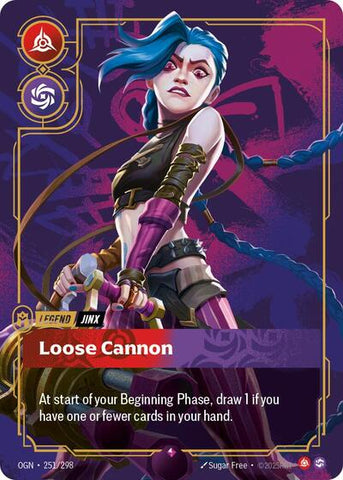 Jinx, Loose Cannon - Foil (Origins)(OGN-251/298)(R)