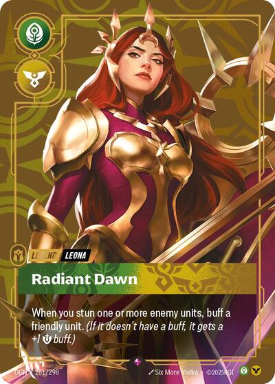 Leona, Radiant Dawn - Foil (Origins)(OGN-261/298)(R)