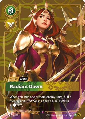 Leona, Radiant Dawn - Foil (Origins)(OGN-261/298)(R)