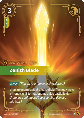 Zenith Blade - Foil (Origins)(OGN-262/298)(E)