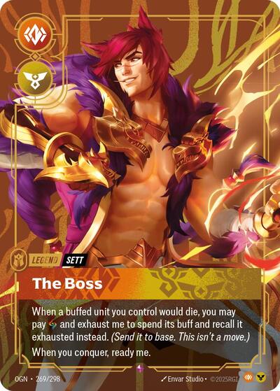 Sett, The Boss - Foil (Origins)(OGN-269/298)(R)