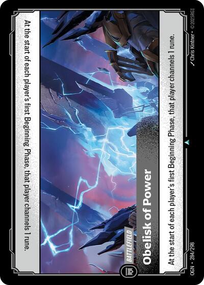 Obelisk of Power - Foil (Origins)(OGN-284/298)(U)