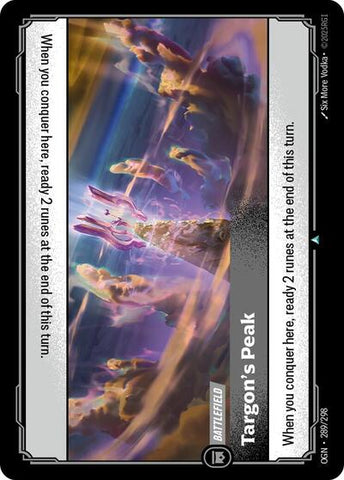 Targon's Peak - Foil (Origins)(OGN-289/298)(U)