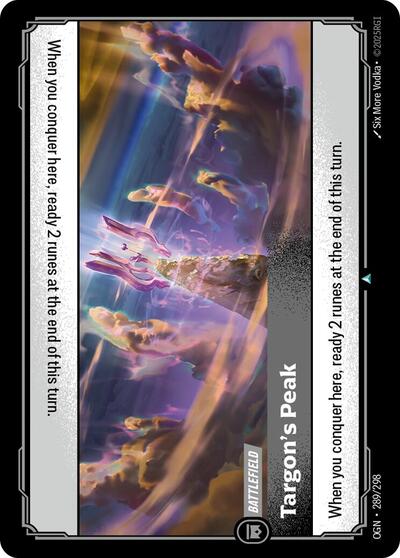 Targon's Peak (Origins)(OGN-289/298)(U)