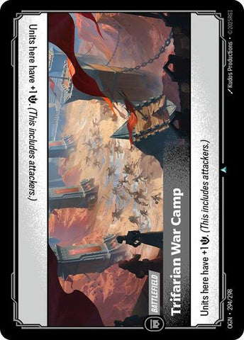 Trifarian War Camp - Foil (Origins)(OGN-294/298)(U)