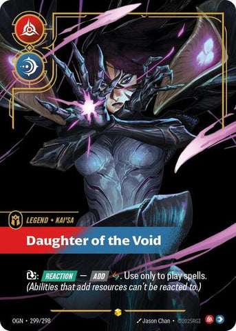 Kai'Sa, Daughter of the Void - Overnumbered - Foil (Origins)(OGN-299/298)(O/AA)