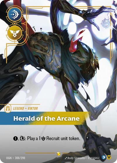 Viktor, Herald of the Arcane - Overnumbered - Foil (Origins)(OGN-308/298)(O/AA)