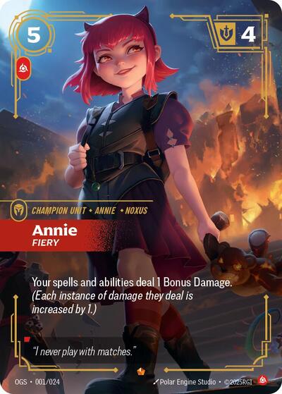 Annie, Fiery (Origins: Proving Grounds)(OGS-001/024)(E)