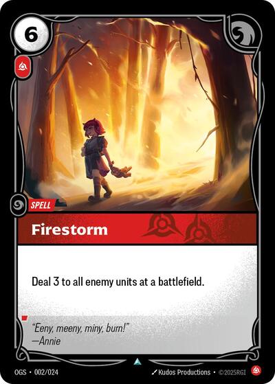 Firestorm (Origins: Proving Grounds)(OGS-002/024)(U)