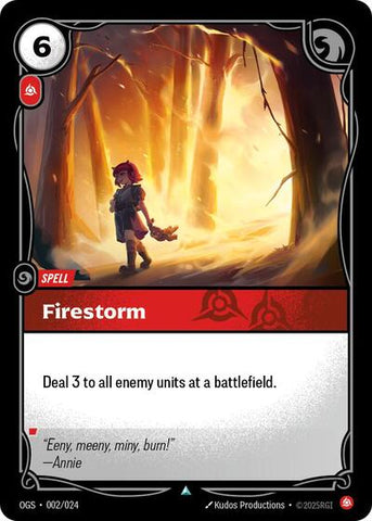 Firestorm (Origins: Proving Grounds)(OGS-002/024)(U)