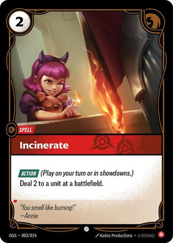 Incinerate (Origins: Proving Grounds)(OGS-003/024)(C)