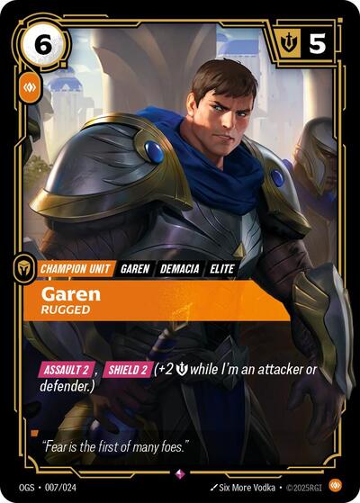 Garen, Rugged (Origins: Proving Grounds)(OGS-007/024)(R)