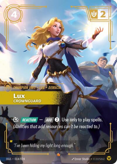 Lux, Crownguard (Origins: Proving Grounds)(OGS-014/024)(E)