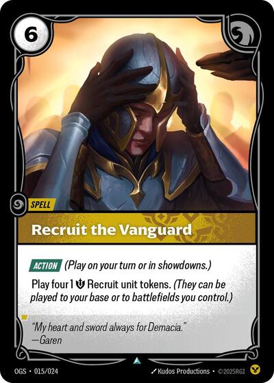 Recruit the Vanguard (Origins: Proving Grounds)(OGS-015/024)(U)