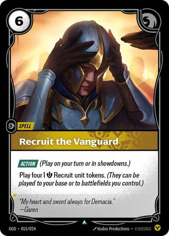 Recruit the Vanguard (Origins: Proving Grounds)(OGS-015/024)(U)