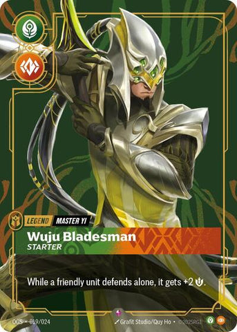 Master Yi, Wuju Bladesman (Starter) (Origins: Proving Grounds)(OGS-019/024)(R)