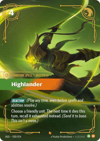 Highlander (Origins: Proving Grounds)(OGS-020/024)(E)