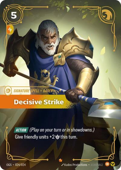 Decisive Strike - Foil (Organized Play Promotional Cards)(OGS-024/024)(P)
