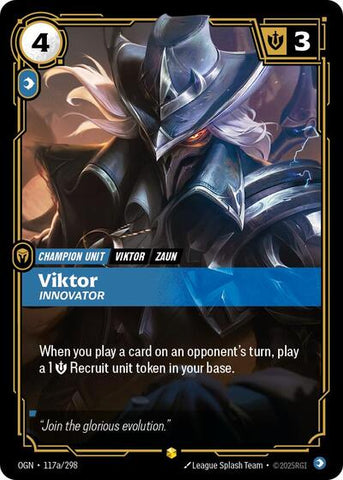 Viktor, Innovator - Alternate Art - Foil (Origins)(OGN-117a/298)(O/AA)